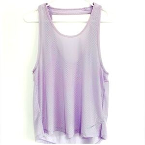 Nike- Lavender Mesh Tank top, workout gym running